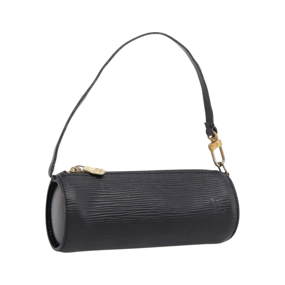 Louis Vuitton Soufflot Pochette Epi Leather, Black, Leather, Clutch