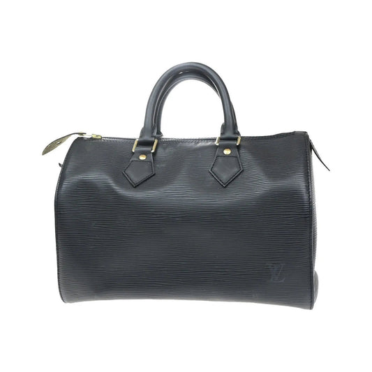 Louis Vuitton Speedy Epi Leather, Black, Leather, Handbag