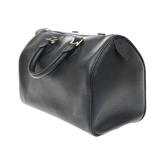 Louis Vuitton Speedy Epi Leather, Black, Leather, Handbag