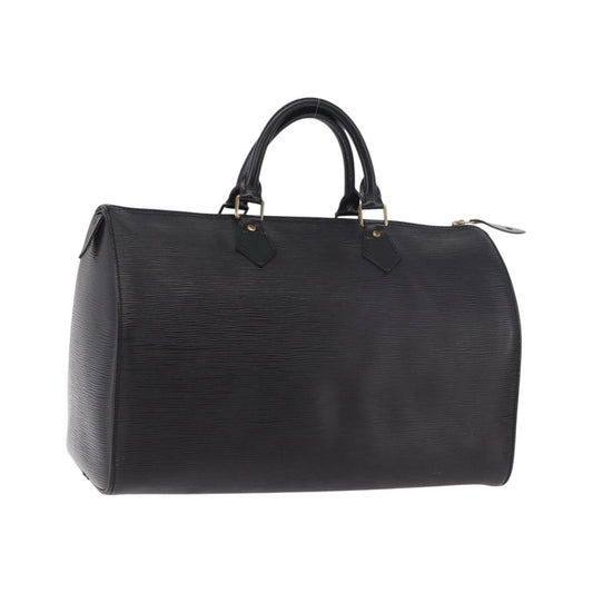 Louis Vuitton Speedy Epi Leather, Black, Leather, Handbag