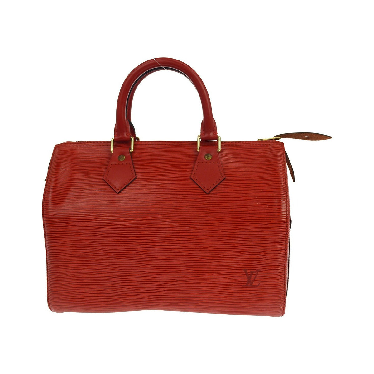 Louis Vuitton Speedy Epi Leather, Red, Leather, Handbag