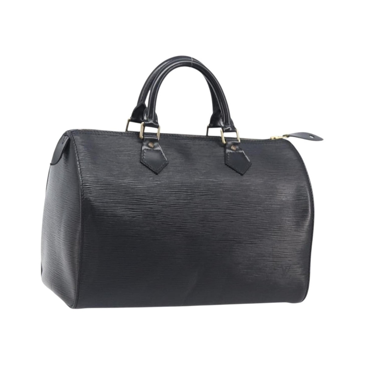 Louis Vuitton Speedy Epi Leather, Black, Leather, Handbag