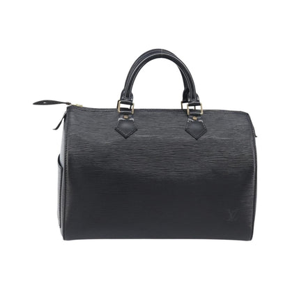 Louis Vuitton Speedy Epi Leather, Black, Leather, Handbag