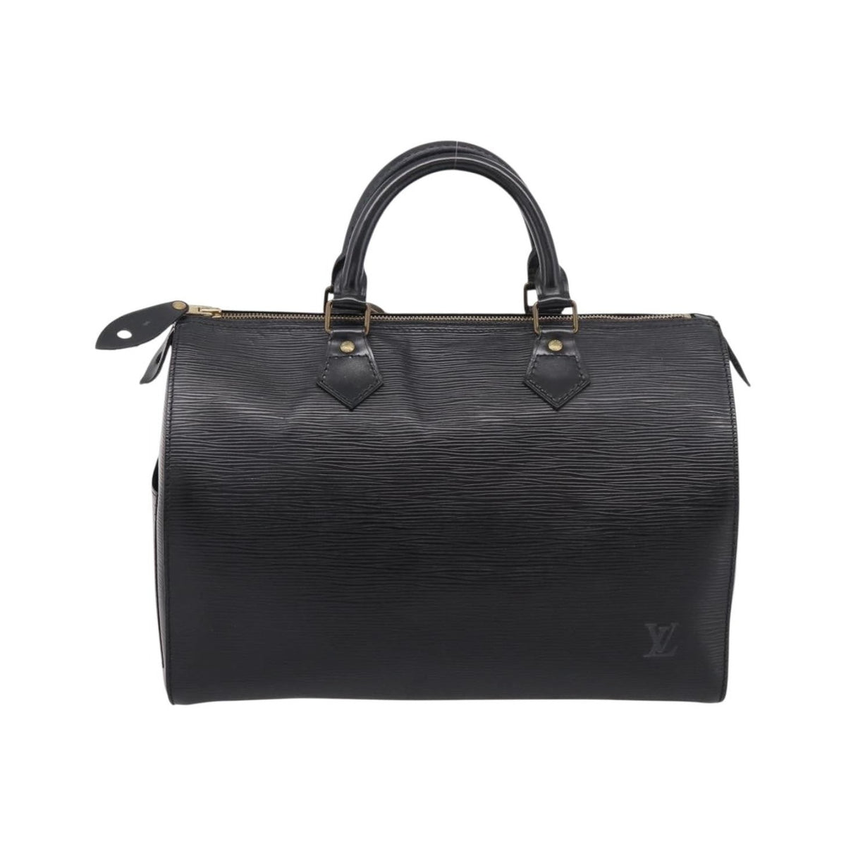 Louis Vuitton Speedy Epi Leather, Black, Leather, Handbag
