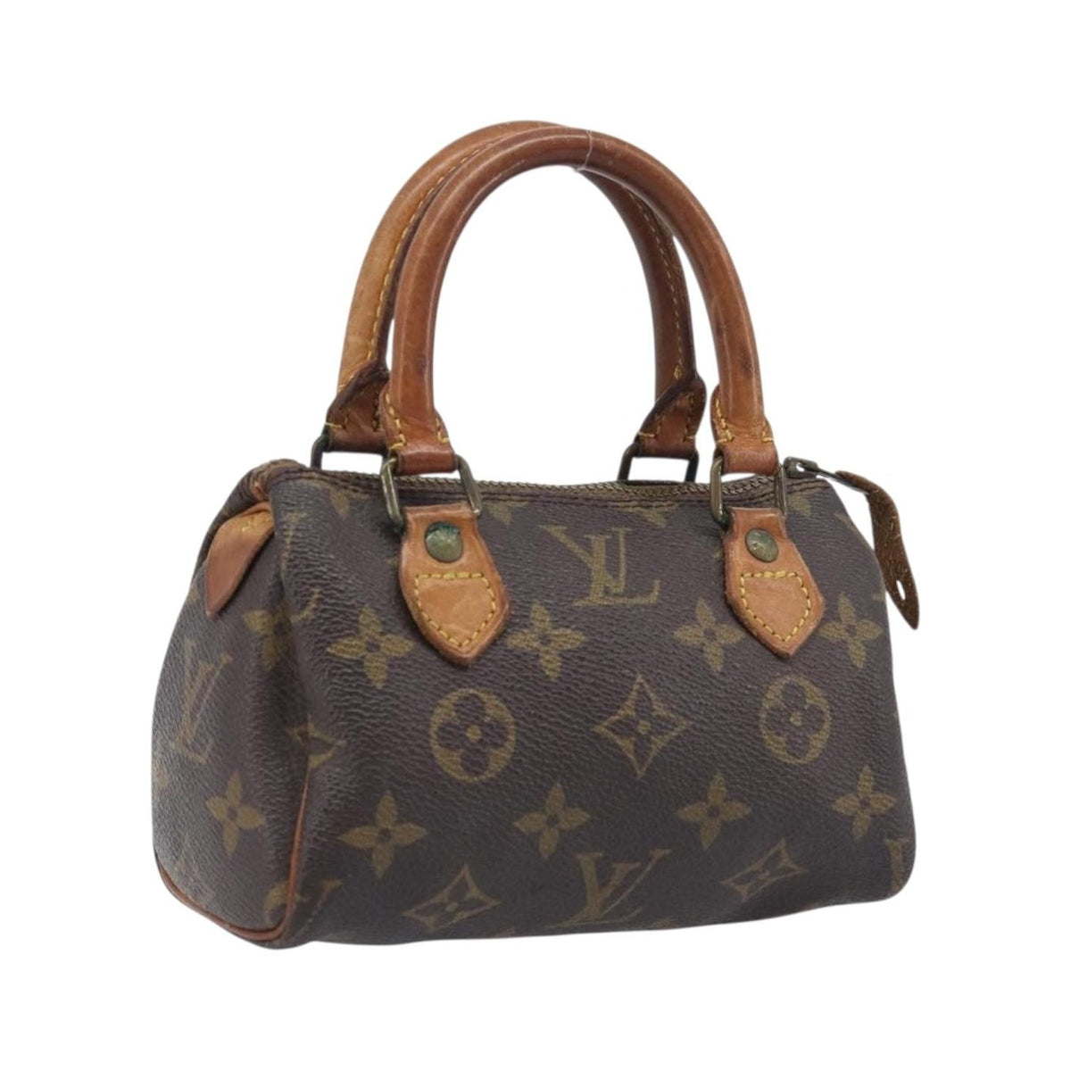 Louis Vuitton Speedy Mini HL Monogram Canvas, Brown, Canvas, Handbag