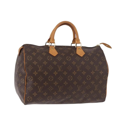 Louis Vuitton Speedy Monogram Canvas, Brown, Canvas, Handbag