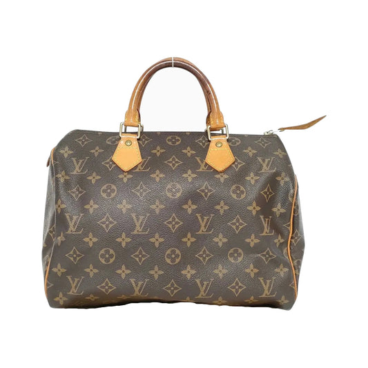 Louis Vuitton Speedy Monogram Canvas, Brown, Canvas, Handbag