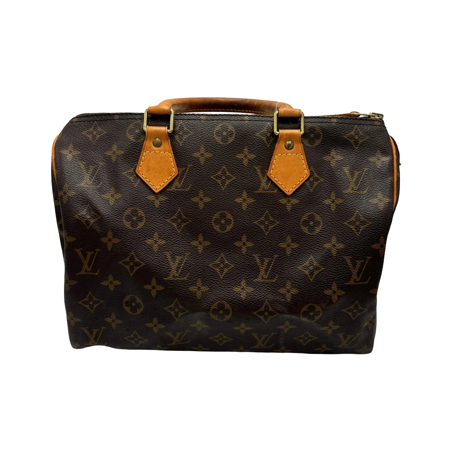 Louis Vuitton Speedy Monogram Canvas, Brown, Canvas, Handbag