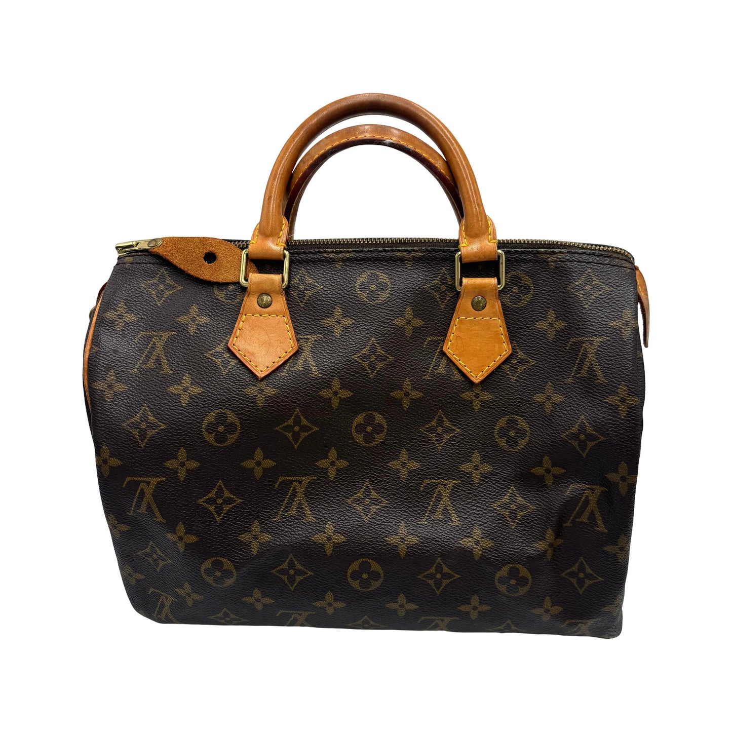 Louis Vuitton Speedy Monogram Canvas, Brown, Canvas, Handbag