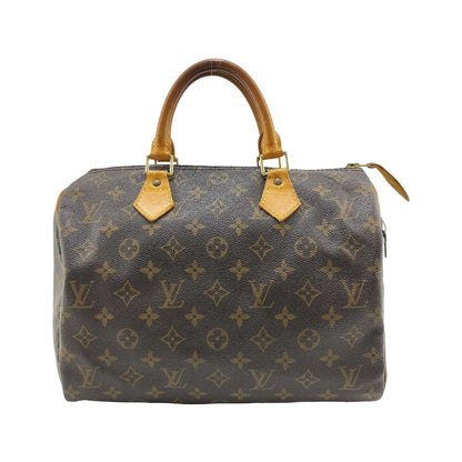 Louis Vuitton Speedy Monogram Canvas, Brown, Canvas, Handbag