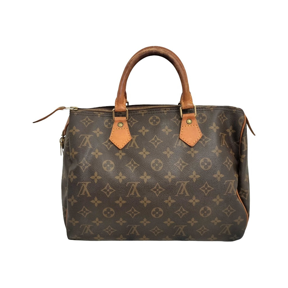 Louis Vuitton Speedy Monogram Canvas, Brown, Canvas, Handbag