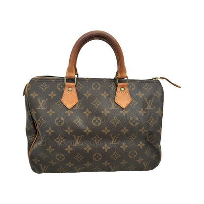 Louis Vuitton Speedy Monogram Canvas, Brown, Canvas, Handbag