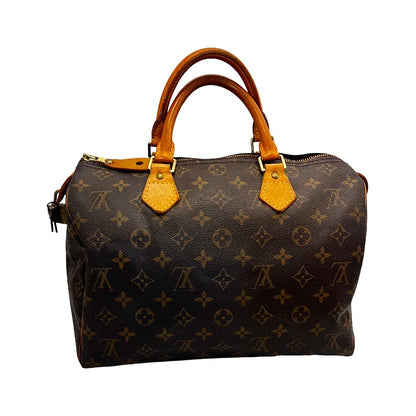 Louis Vuitton Speedy Monogram Canvas, Brown, Canvas, Handbag