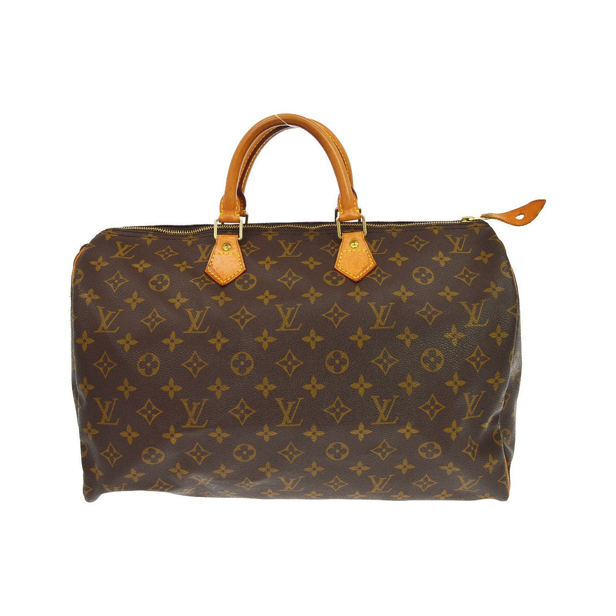 Louis Vuitton Speedy Monogram Canvas, Brown, Canvas, Handbag
