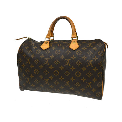Louis Vuitton Speedy Monogram Canvas, Brown, Canvas, Handbag