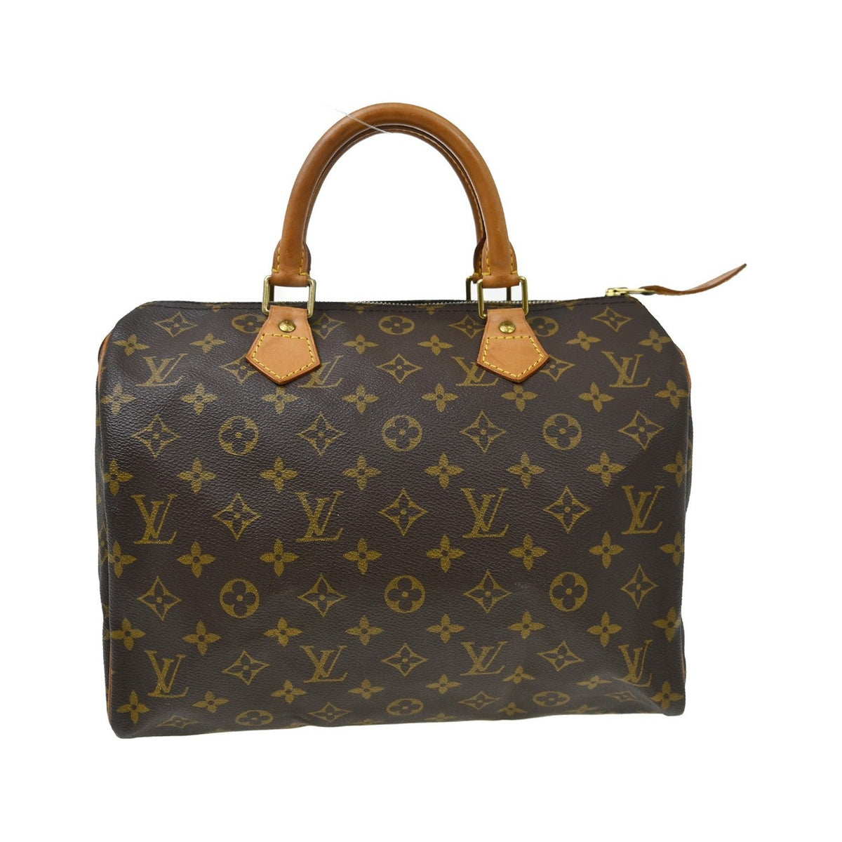 Louis Vuitton Speedy Monogram Canvas, Brown, Canvas, Handbag
