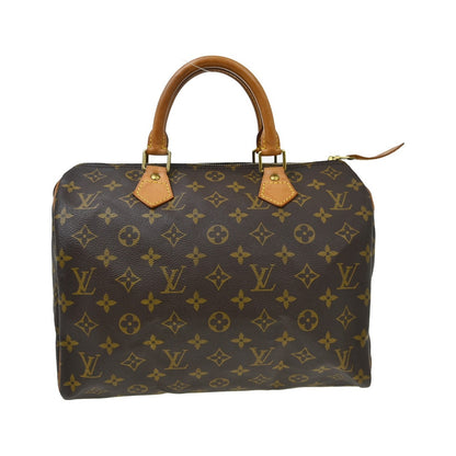 Louis Vuitton Speedy Monogram Canvas, Brown, Canvas, Handbag