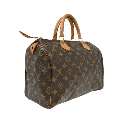 Louis Vuitton Speedy Monogram Canvas, Brown, Canvas, Handbag