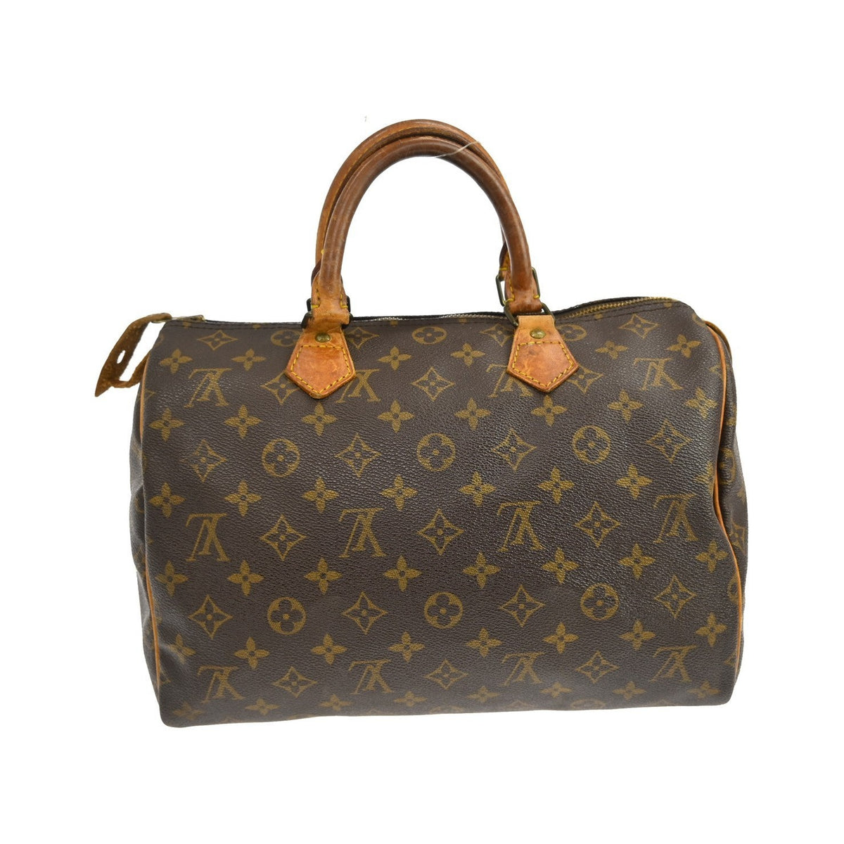 Louis Vuitton Speedy Monogram Canvas, Brown, Canvas, Handbag
