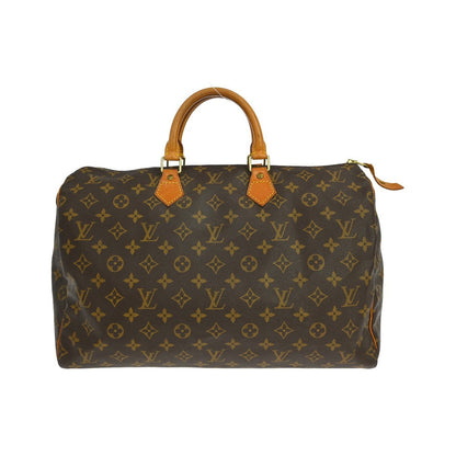 Louis Vuitton Speedy Monogram Canvas, Brown, Canvas, Handbag