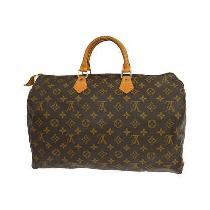 Louis Vuitton Speedy Monogram Canvas, Brown, Canvas, Handbag