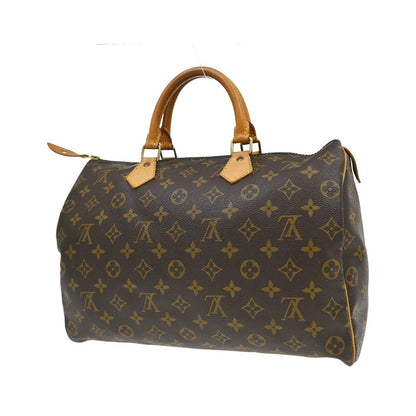 Louis Vuitton Speedy Monogram Canvas, Brown, Canvas, Handbag