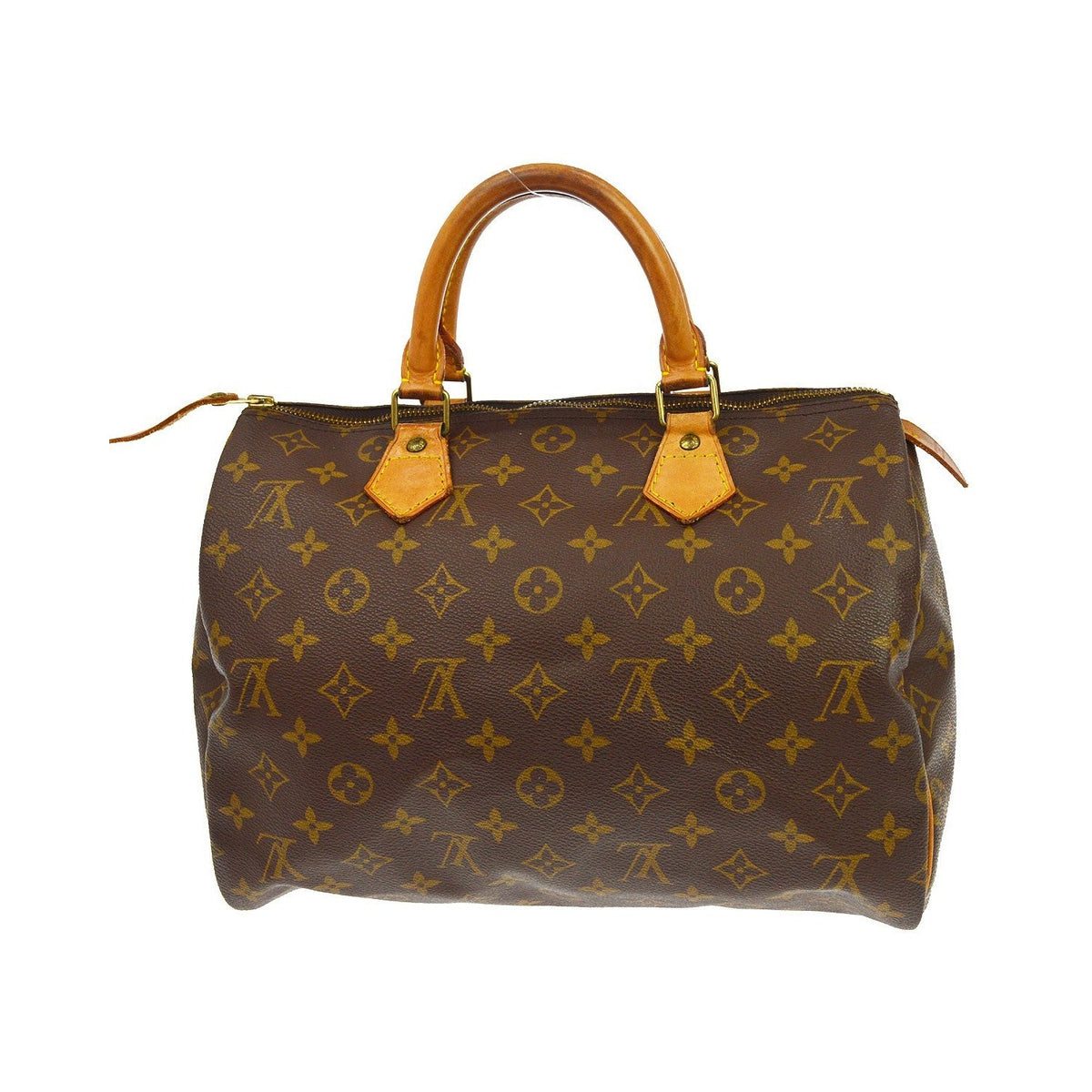 Louis Vuitton Speedy Monogram Canvas, Brown, Canvas, Handbag