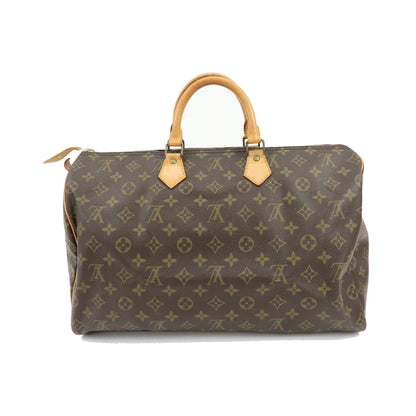 Louis Vuitton Speedy Monogram Canvas, Brown, Canvas, Handbag