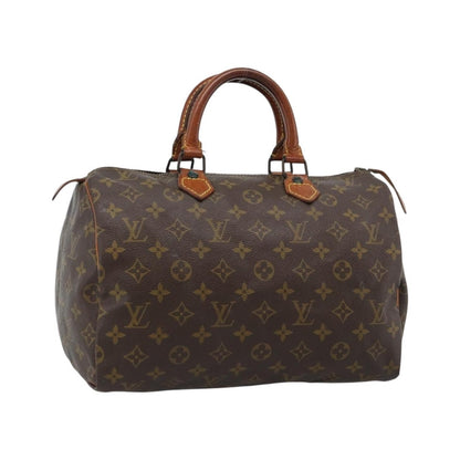 Louis Vuitton Speedy Monogram Canvas, Brown, Canvas, Handbag