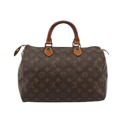 Louis Vuitton Speedy Monogram Canvas, Brown, Canvas, Handbag