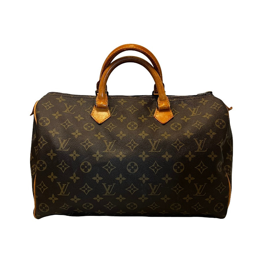Louis Vuitton Speedy Monogram Canvas, Brown, Canvas, Handbag
