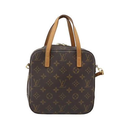 Louis Vuitton Spontini Monogram Canvas, Brown, Canvas, Handbag
