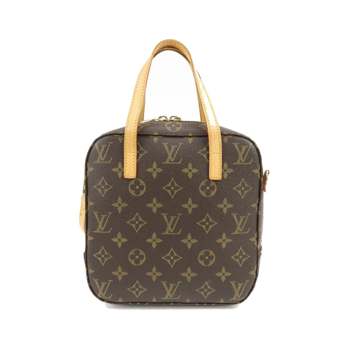 Louis Vuitton Spontini Monogram Canvas, Brown, Canvas, Handbag