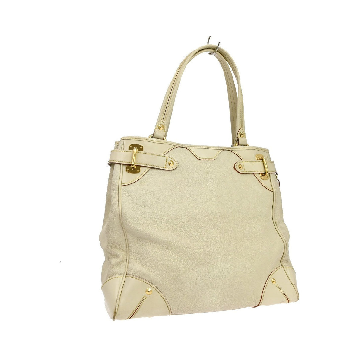 Louis Vuitton Suhali Le Majestueux Leather, White, Leather, Handbag