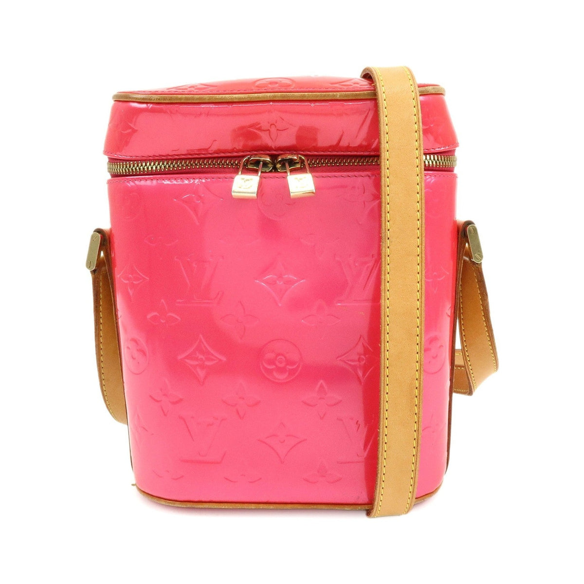 Louis Vuitton Sullivan Monogram Vernis, Pink, Patent Leather, Shoulder Bag
