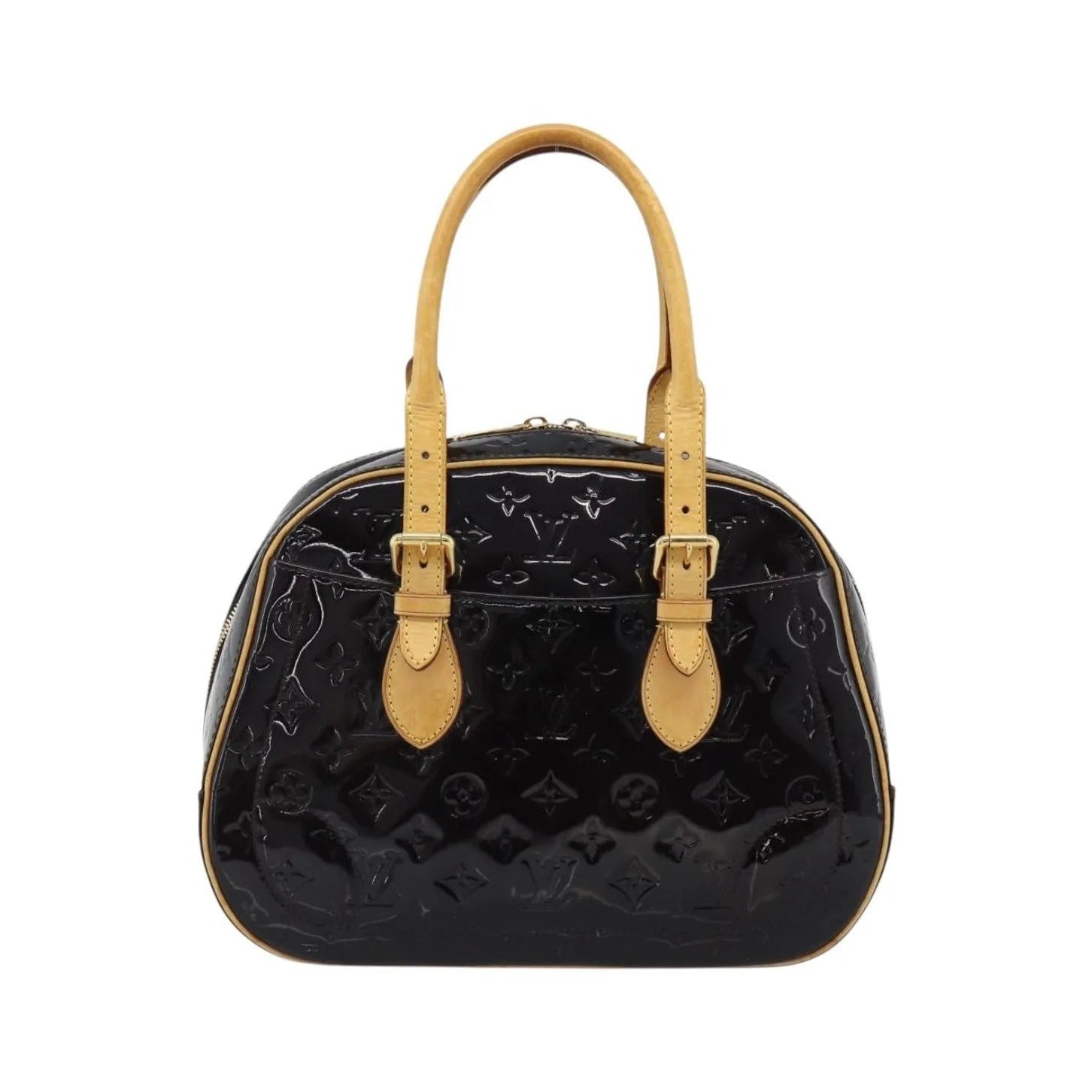 Louis Vuitton Summit Drive Monogram Vernis, Black, Patent Leather, Handbag