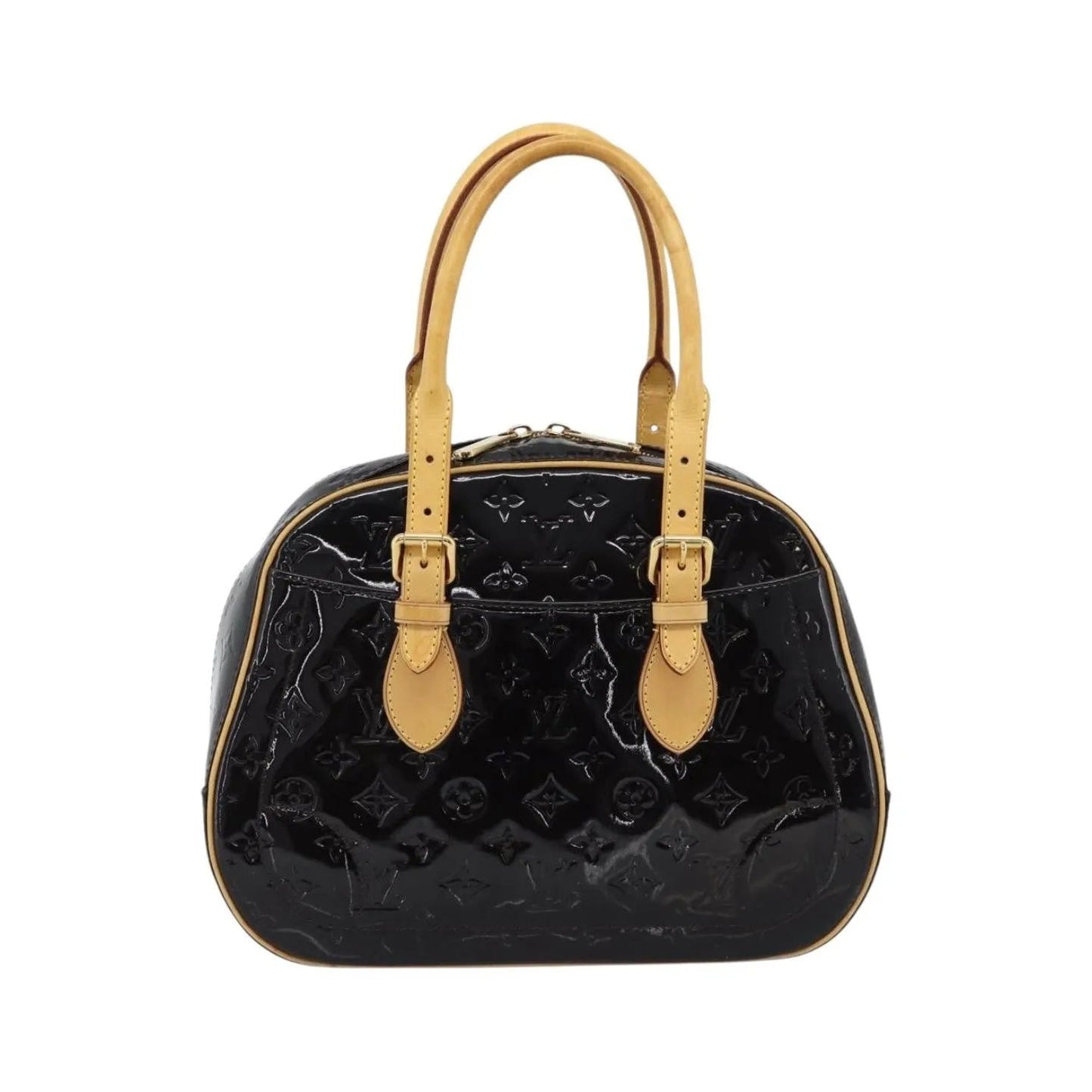 Louis Vuitton Summit Drive Monogram Vernis, Black, Patent Leather, Handbag