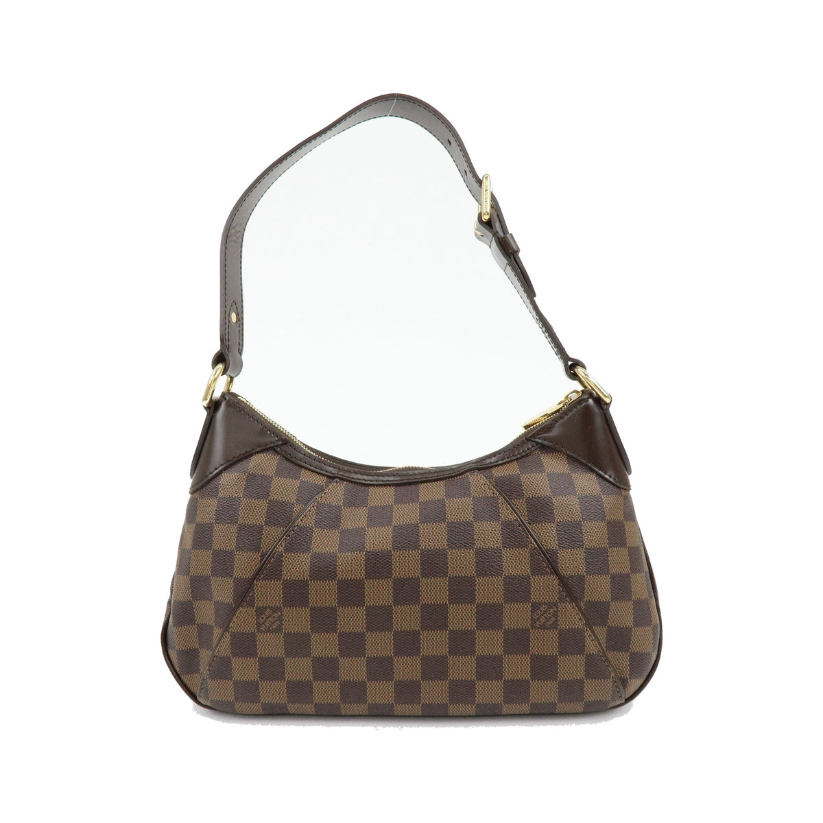 Louis Vuitton Thames Damier, Brown, Canvas, Handbag