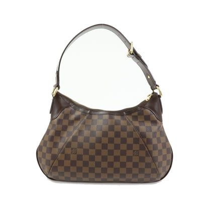 Louis Vuitton Thames Damier, Brown, Canvas, Handbag