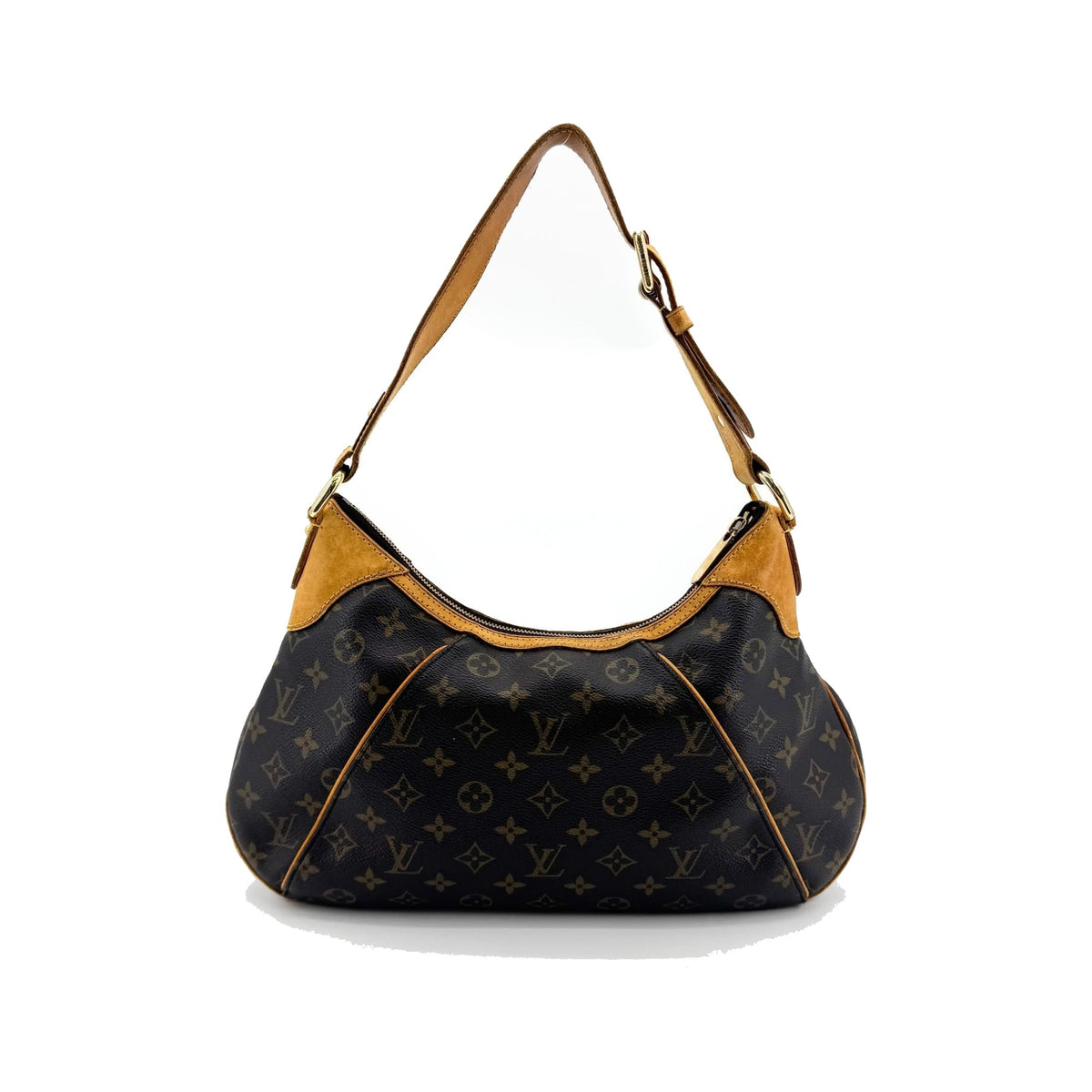 Louis Vuitton Thames Monogram Canvas, Brown, Canvas, Handbag
