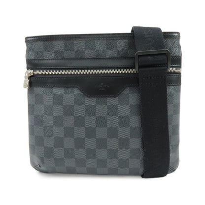 Louis Vuitton Thomas Damier Graphite, Black, Canvas, Handbag