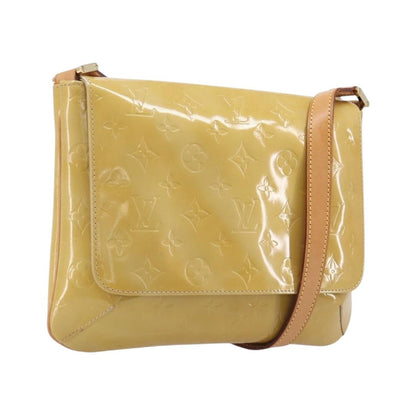Louis Vuitton Thompson Street Monogram Vernis, Beige, Patent Leather, Shoulder Bag