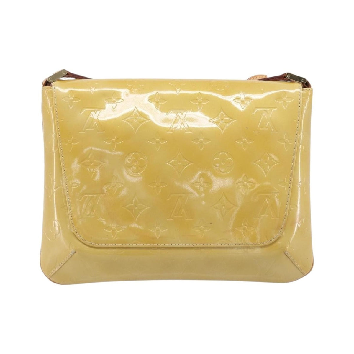 Louis Vuitton Thompson Street Monogram Vernis, Beige, Patent Leather, Shoulder Bag