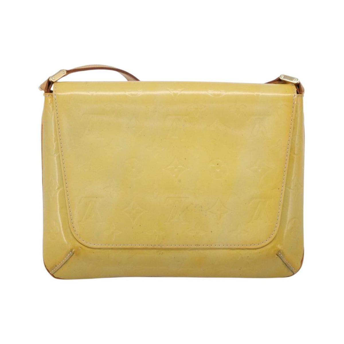 Louis Vuitton Thompson Street Monogram Vernis, Yellow, Patent Leather, Shoulder Bag