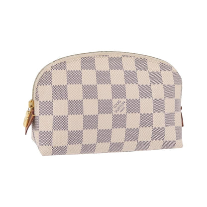 Louis Vuitton Toiletry Pouch Damier, Beige, Canvas, Clutch