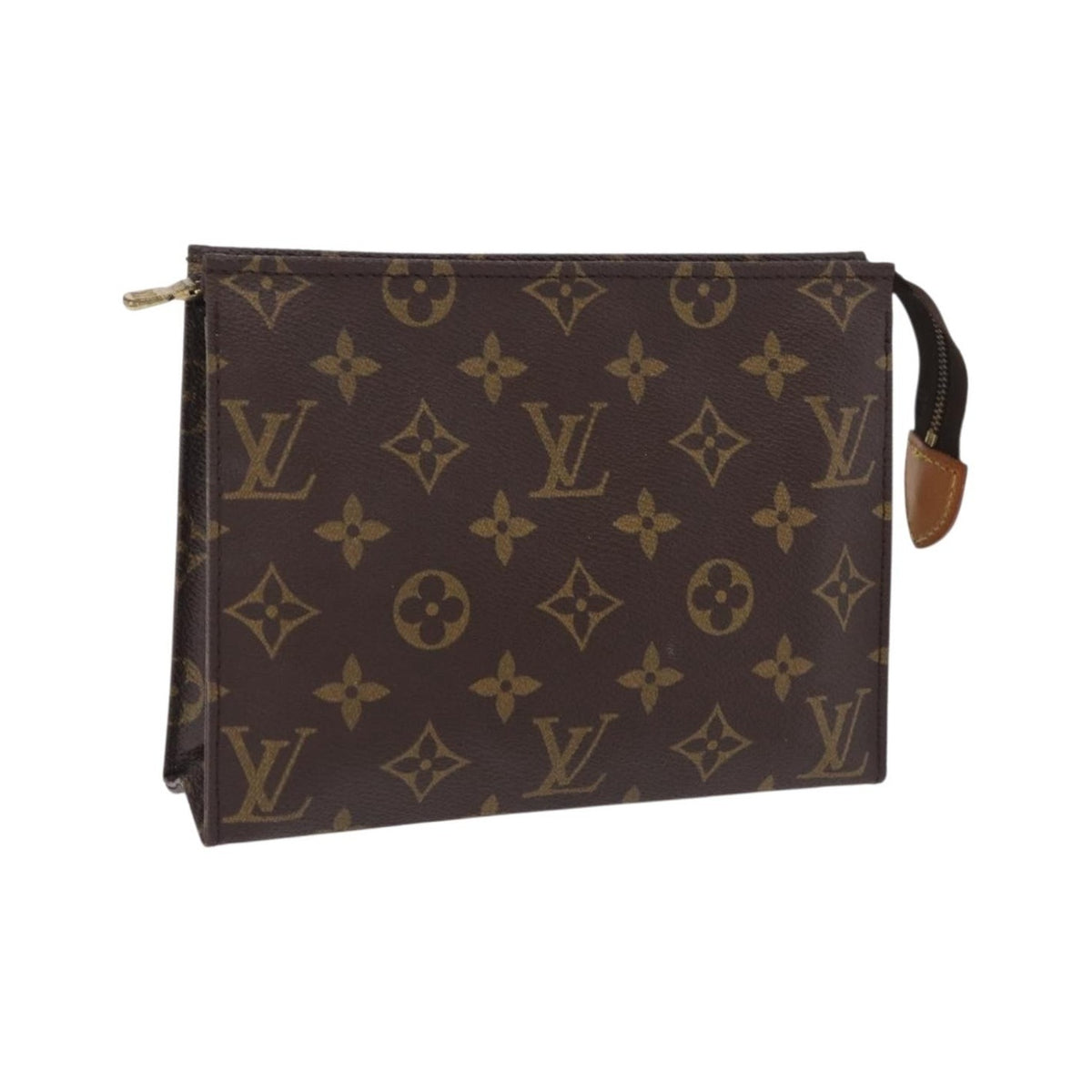 Louis Vuitton Toiletry Pouch Monogram Canvas, Brown, Canvas, Clutch