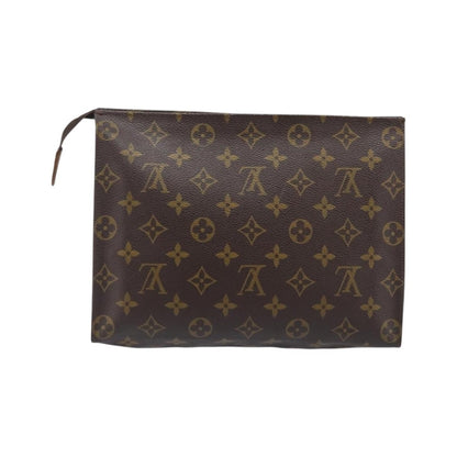 Louis Vuitton Toiletry Pouch Monogram Canvas, Brown, Canvas, Clutch