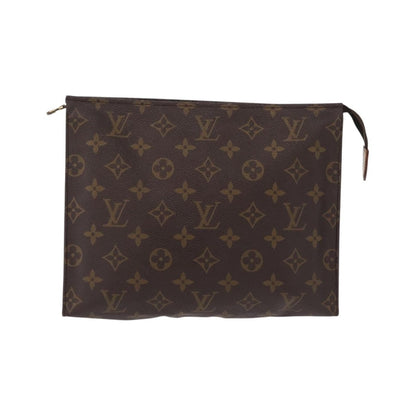 Louis Vuitton Toiletry Pouch Monogram Canvas, Brown, Canvas, Clutch