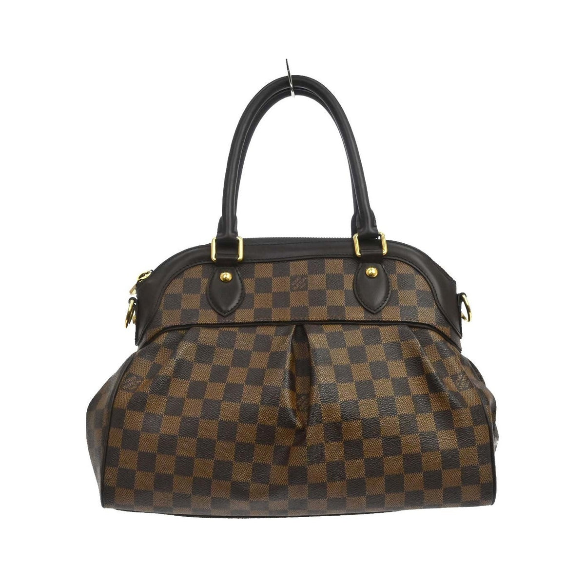 Louis Vuitton Trevi Damier, Brown, Canvas, Handbag