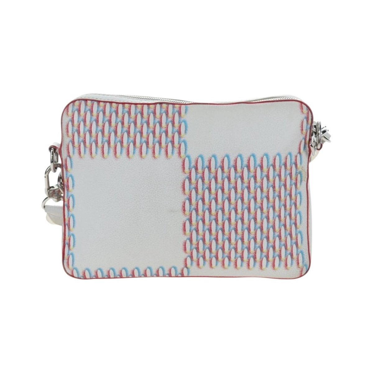 Louis Vuitton Trio Messenger Limited Edition Damier Spray Leather, White, Canvas, Handbag
